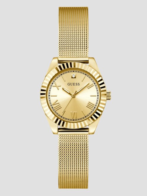 Ladies Gold Tone Analog Watch