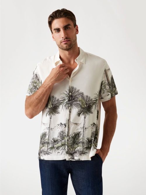 ECO Rayon Palm Canyon Printed shirt