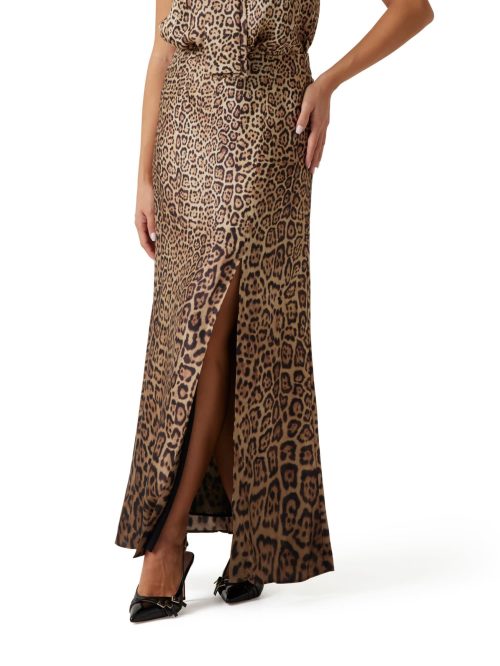 ECO Marciano Alanis Satin Midi Skirt