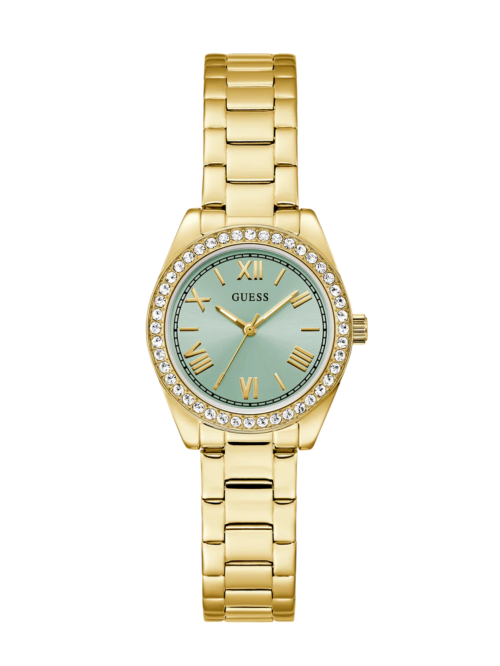 GUESS Mini Luna Ladies Gold Tone Analog Watch