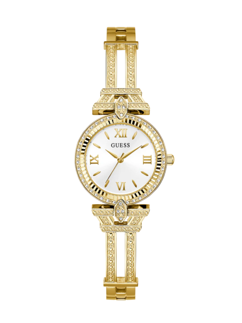 GUESS Ladies Gold Tone Analog Watch