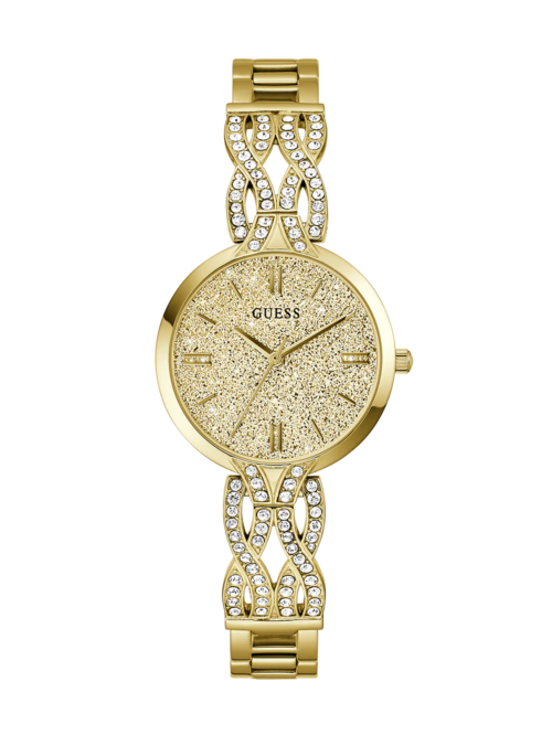 GUESS Ladies Gold Tone Analog Watch