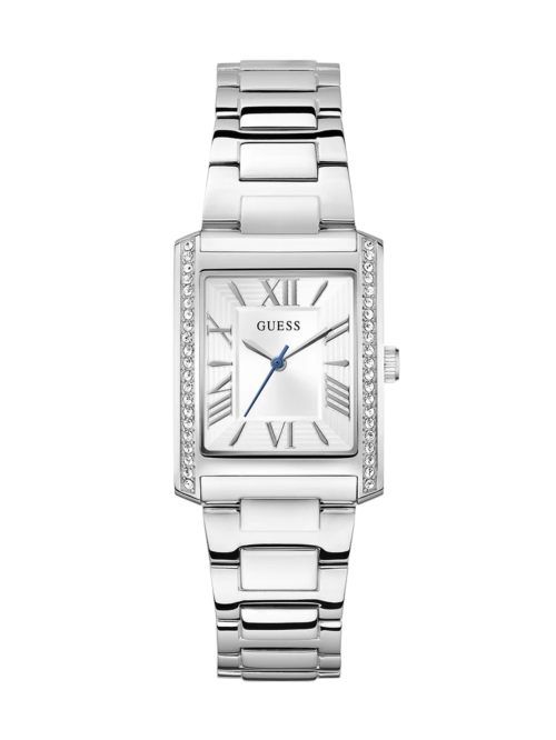 GUESS Ladies Silver Tone Analog Watch