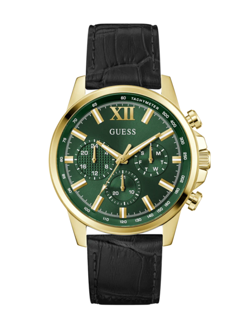 GUESS Mens Black Multi-function Watch