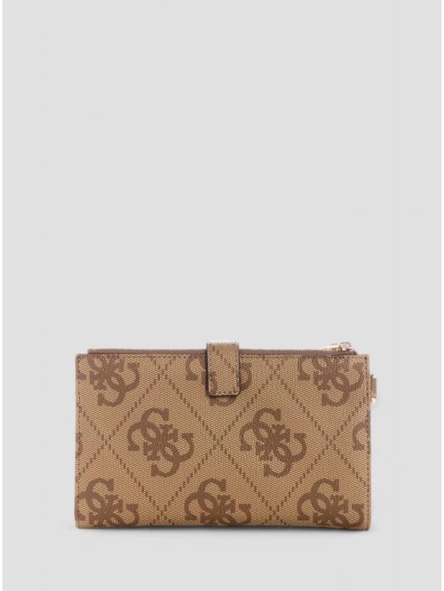 logo laurel double zip organiser