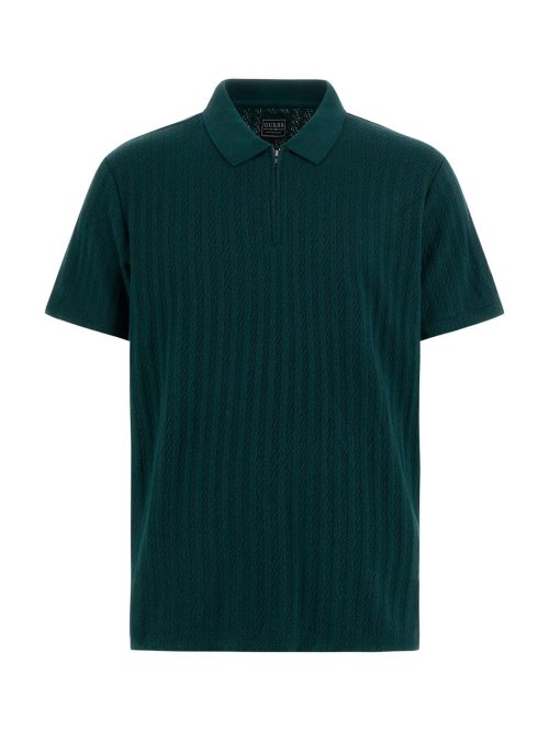Grady Rib Zip Polo Shirt
